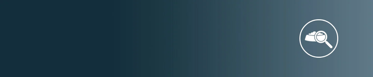 pictogramme montrant une loupe face à de la nourriture pour chien