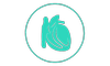 teal canine heart icon