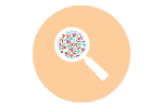 Symbol „Bestimmung des Mikrobioms“