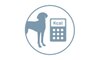 Icono de calculadora canina