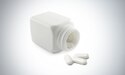 A bottle of calcium pills