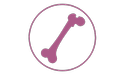 purple feline bone icon