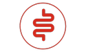 red generic intestines icon